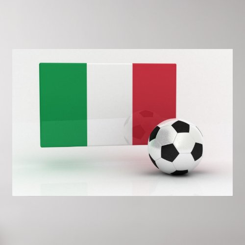 Italy Soccer Poster