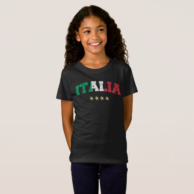 Italy Soccer Shirt Football Fan Italian Flag (Front Full)