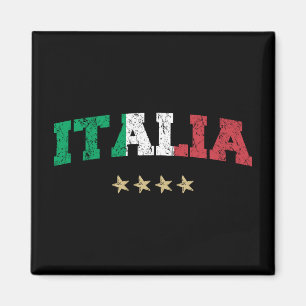 Italy Soccer Shirt Football Fan Italian Flag Magnet