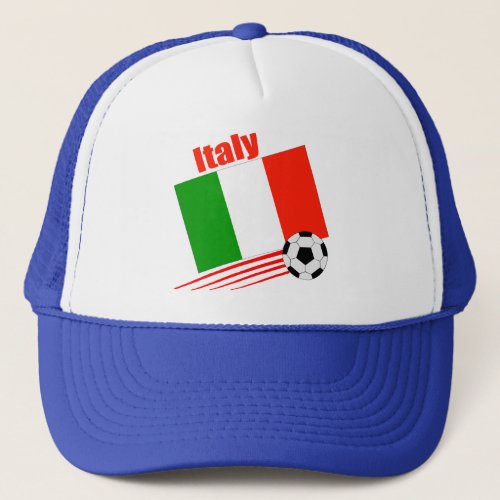 Italy Soccer Team Trucker Hat