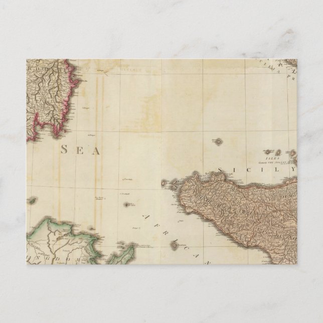 Italy South Postcard (Front)