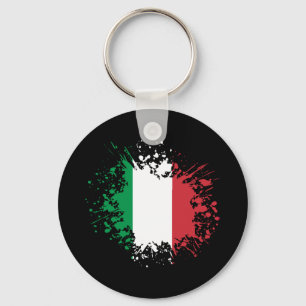 Italy Souvenir Landmark, Italia Flag Travel Keychain