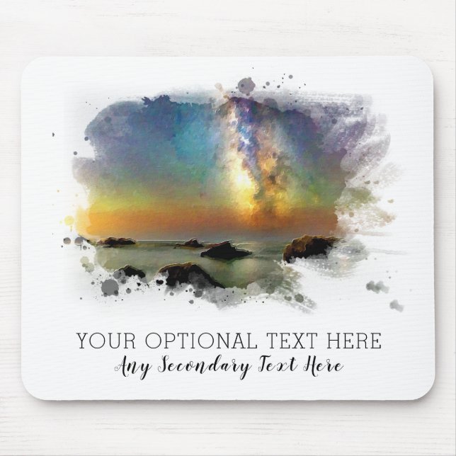 *~ Italy Spiaggia delle cannelle Italia Beach AP12 Mouse Pad (Front)