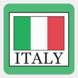 Italy Square Sticker
