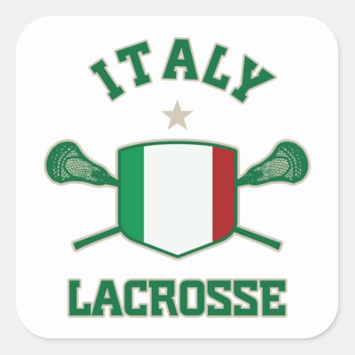 Italy Square Sticker