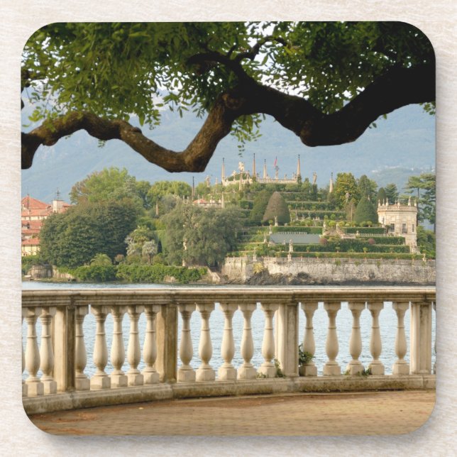 Italy, Stresa, Lake Maggiore, Isola Bella Drink Coaster (Front)