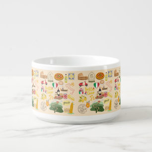 Italy Symbols Bowl