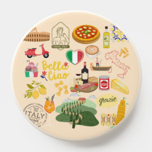 Italy Symbols PopSocket