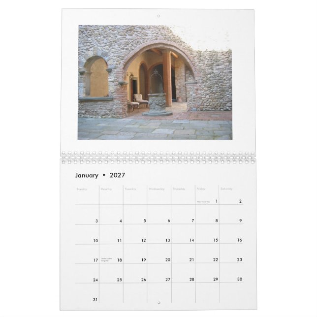 Italy Taste and Travel 2009 Calendar (Jan 2027)