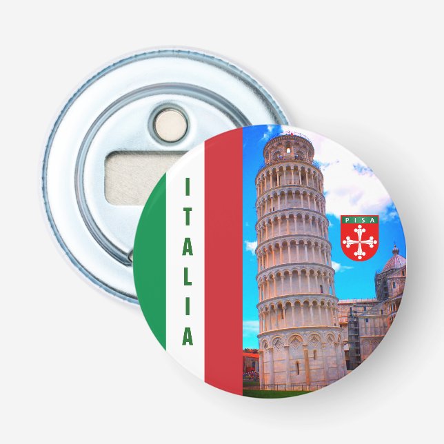 Italy | The Leaning Tower of Pisa Bottle Opener (Front)