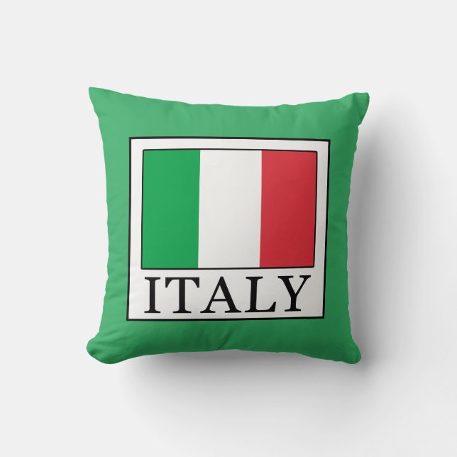 Italy Throw Pillow (Front)