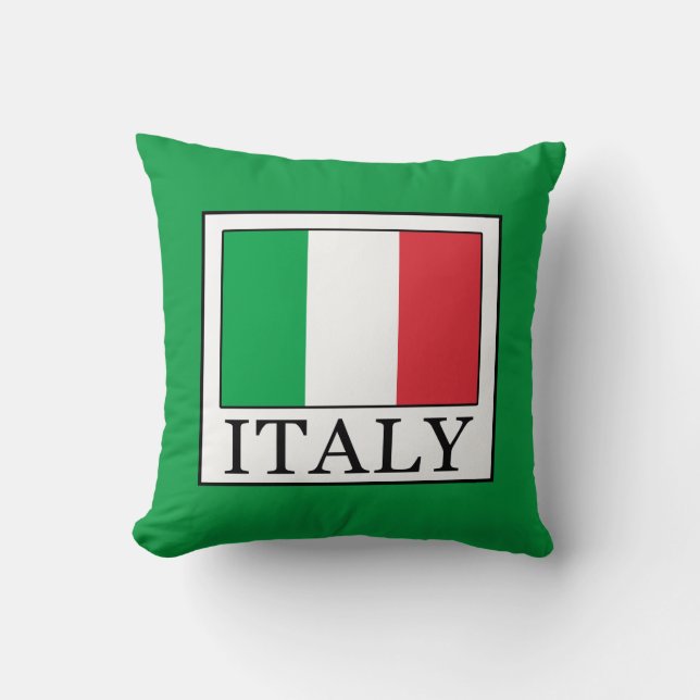 Italy Throw Pillow (Front)