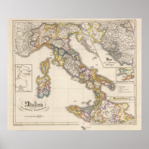 Italy to his ecclesiastical division poster