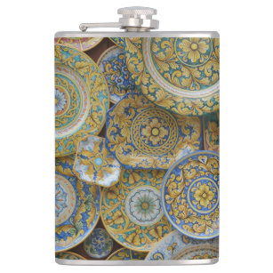 Italy. Traditional designs.       Flask
