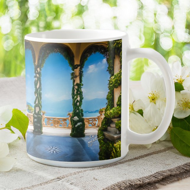 Italy Travel Italian Villa Arches  Coffee Mug (Creator Uploaded)