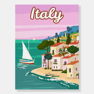 Italy Travel Poster Mediterranean