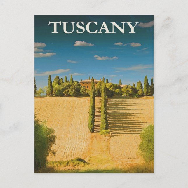 Italy Travel Poster Postcard (Front)
