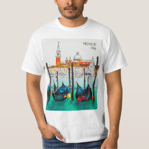 Italy Travel - VENICE watercolor souvenir T-Shirt
