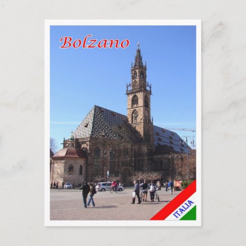 Italy _ Trentino Alto Adige Sdtirol _ Bolzano _ Postcard