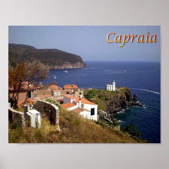 Italy - Tuscany - Capraia - Poster (Front)