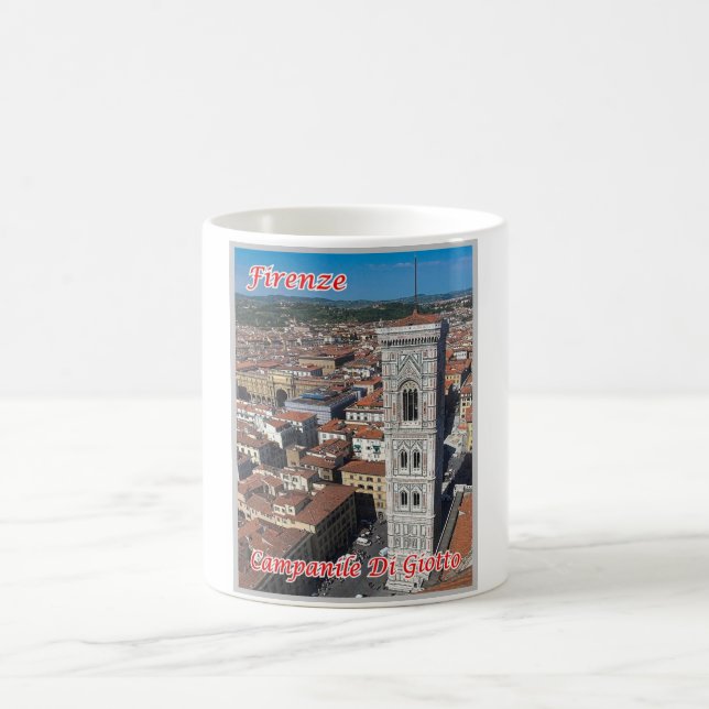 Italy - Tuscany - Florence - Giotto's Bell Tower - Coffee Mug (Center)