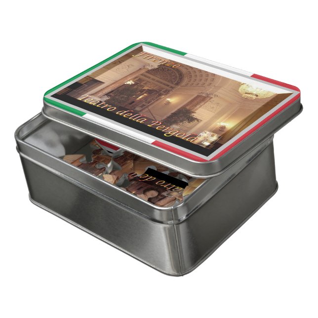 Italy - Tuscany - Florence - Pergola Theater - Jig Jigsaw Puzzle (Lid Open)