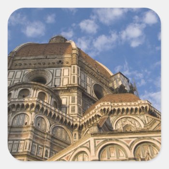 Italy  Tuscany  Florence. The Duomo. 2 Square Sticker by takemeaway at Zazzle