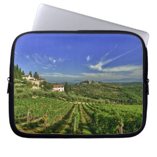 Italy, Tuscany, Greve. The vineyards of Castello Laptop Sleeve