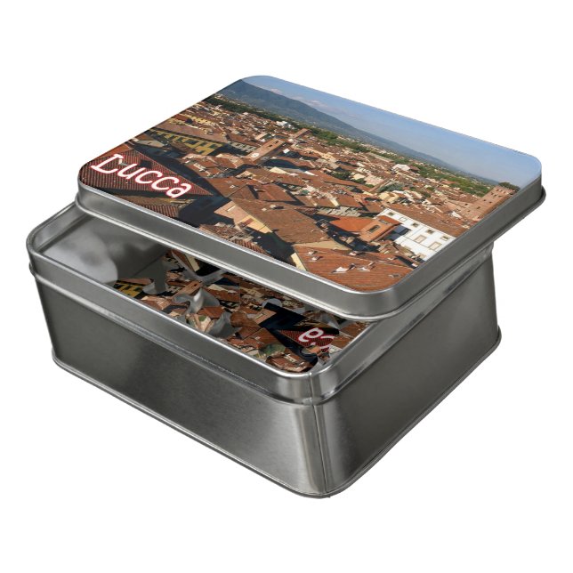 Italy - Tuscany - Lucca - Jigsaw Puzzle (Lid Open)