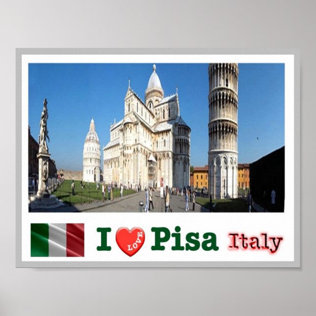 Italy - Tuscany - Pisa - Duomo Square - Poster (Front)