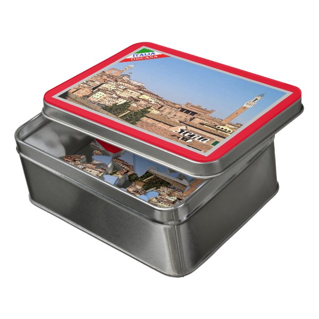 Italy - Tuscany - Siena - Jigsaw Puzzle (Lid Open)