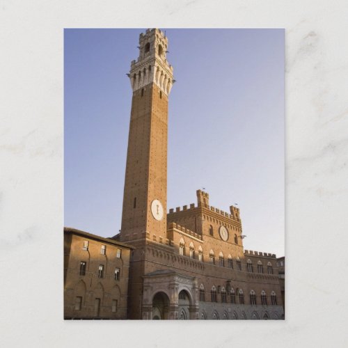 Italy Tuscany Sienna Torre del Mangia on Postcard