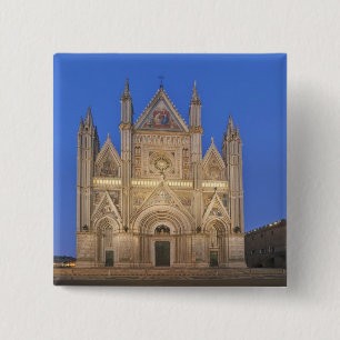 Italy, Umbria, Orvieto, Orvieto Cathedral Pinback Button