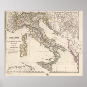 Italy under the Saxon Poster