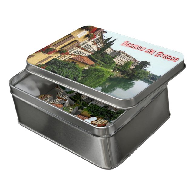 Italy - Veneto - Bassano del Grappa - Jigsaw Puzzle (Lid Open)