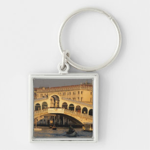 Italy, Veneto, Venice, Canal Grande and Rialto Keychain