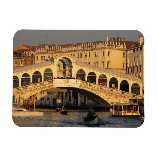 Italy Veneto Venice Canal Grande and Rialto Magnet