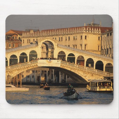 Italy Veneto Venice Canal Grande and Rialto Mouse Pad