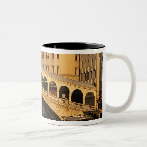 Italy Veneto Venice Canal Grande and Rialto Two_Tone Coffee Mug