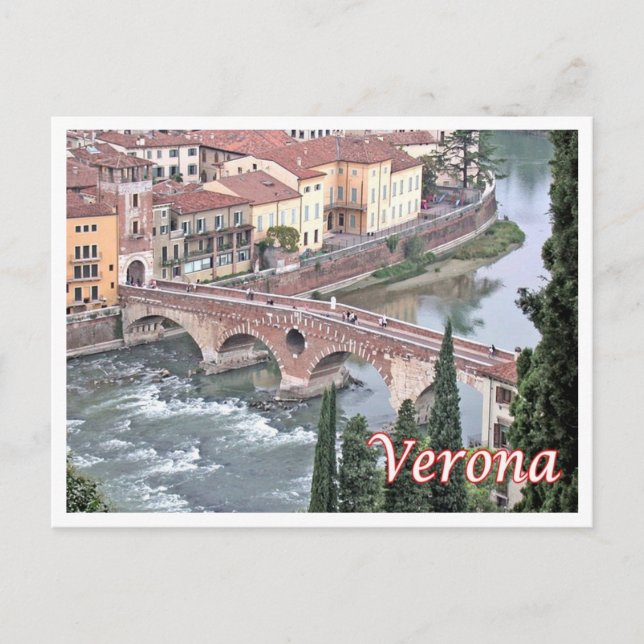 Italy - Veneto - Verona - Bridge Romano - Postcard (Front)