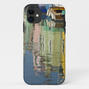 Italy, Venice, Burano. Multicolored houses along iPhone 11 Case