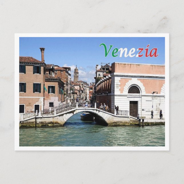 Italy - Venice - Ca'Balà Bridge - Postcard (Front)