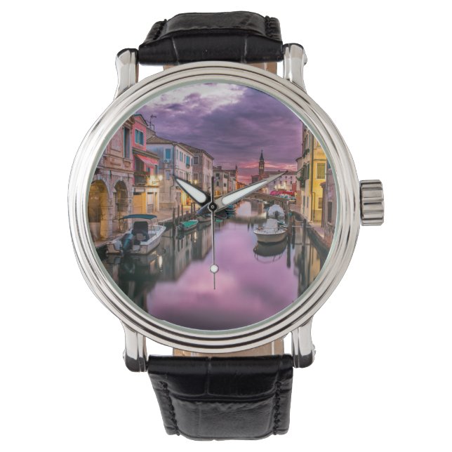 Italy Venice Canal eWatch Watch (Front)