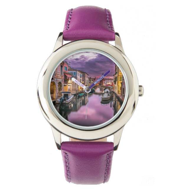 Italy Venice Canal eWatch Watch (Front)