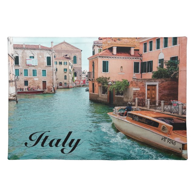Italy Venice         Cloth Placemat (Front)