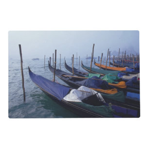 Italy, Venice. Gondolas. Placemat