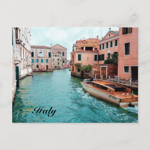 Italy Venice  Invitation Postcard