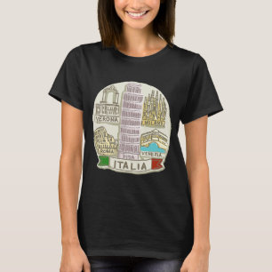 Italy Venice Milan Pisa Verona Rome T-Shirt
