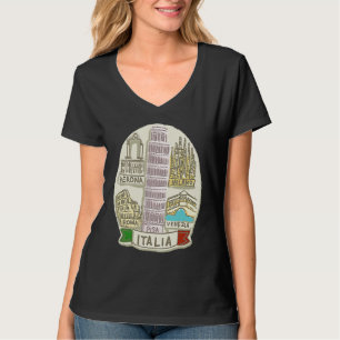 Italy Venice Milan Pisa Verona Rome T-Shirt