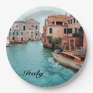 Italy Venice Paper Plates